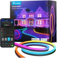 Govee RGBIC Outdoor Neon Strip Lights - 10M