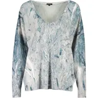 Desigual Sweatshirt blå / hvid