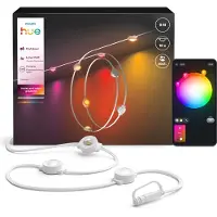 Philips Hue White & Color Ambiance Festavia Permanent Lyskæde 9 M, 16 Lys, Forlænger