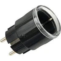 Shelly Plug PM Gen3 Black - WiFi 16A smartplug med effektmåler uden relæ