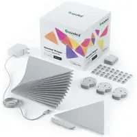Nanoleaf Shapes Smarter Kit - Trådløst belysningssæt - LED x 15 - 1.7 W - klasse G - 16 millioner farver - 1200-6500 K - triangel
