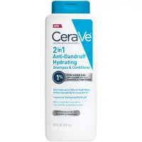 CeraVe 2 i 1 Hydrerende Anti Dandruff Shampoo og Conditioner, 1% Pyrithione Zinc Dandruff Behandling