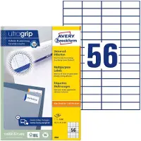 Avery Zweckform Etiketter 52.5 x 21.2 mm hvid Universal - (100 ark x 56 stk.)