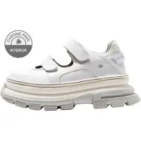 Art Arttil kvinder. 116441170003_017 Core 2 lædersko hvid (39), Økologisk læder, 3-5 cm, Velcro, Casual