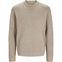 Jack & Jones Ensfarvet Striktrøje