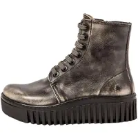 Art Arttil kvinder. 1151713EH003_001 Ankelstøvler i læder 1517 Brighton grey (37), 3-5 cm, Lynlås, Casual, Grå