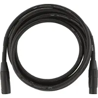 Fender Professionelt 10 Fod Langt Mikrofonkabel Sort