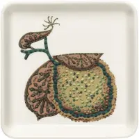 Iittala Taika Sato tallerken 12x12 cm Hvid-flerfarvet