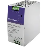 Qoltec industriel DIN-skinne strømforsyningsenhed | 240W | 24V | 10A