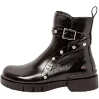 Art Arttil kvinder. 11837S101003_001 1837S Oxford ankelstøvler i læder, sort (38), Fast, 1-3 cm, Lynlås, Casual