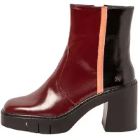 Art Arttil kvinder. 1197413EL003_0MU Ankelstøvler i læder 1974 Berna burgundy (38), 5-8 cm, Lynlås, Casual