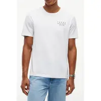 Tommy Hilfiger Bluser & t-shirts 'Wavy Flag Back Graphic' navy / blodrød / sort / hvid