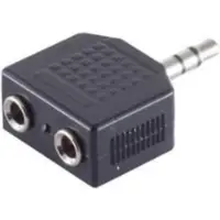 Microconnect - Lydsplitter - mini-phone stereo 3.5 mm han til mini-phone stereo 3.5 mm hun