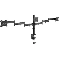 TooQ Tv/monitor-skrivebordsstativ 3 Arme 13-27´´