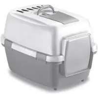 Exacompta lukket kattebakke WivaCat 55x40x40 cm hvid/grå 8003507979758