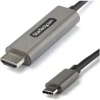 StarTech.com USB C to HDMI Cable 4K 60Hz with HDR10 Ultra HD USB Type-C to 4K HDMI 2.0b Video Adapter Cable 3m