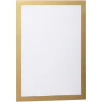 Durable DURAFRAME - Dokumentholder - overflademonteret - for A4 - magnetisk - dobbeltsidet - guld (pakke med 2)