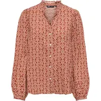 ONLY Bluse 'ONLRAYA' beige / brun