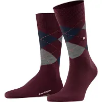 Burlington Edinburgh uldstrømper rød 8435 Rød Bourgogne måle