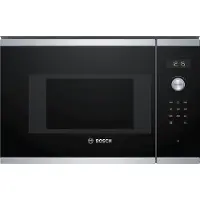 Bosch Serie | 6 BFL524MS0 - Mikrobølgeovn - til indbygning - 20 liter - 800 W - rustfrit stål