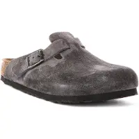 Birkenstock Boston Suede Leather Træsko