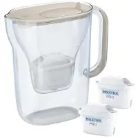 Brita filterkande Style Essential 2,4 l + 2 filtre beige