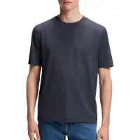 BOSS Relaxed-fit T-shirt med lagdelt logoprint