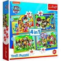 Trefl Holiday Paw Patrol, 35 stk, Tegnefilm, 4 År
