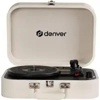 Denver VPL-130 - Pladespiller - transportabel - hvid