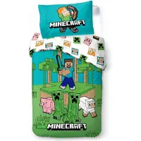 Minecraft Jungle Explore 140 X 200 Cm (1029465) Sengetøjssæt
