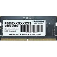 Patriot Memory Patriot Signature Line - DDR5 - modul - 16 GB - SO DIMM 262-PIN - 5600 MT/s / PC5-44800 - CL46 - 1.1 V - ikke bufferet - on-die ECC