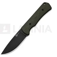 CIVIVI Jencks C24051-2 Blackwashed 14C28N, OD Green G10, fixed knife