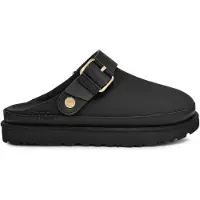 Ugg UGGtil kvinder. 1169590 Goldenstar Villa Læder Træsko sort (38), Fast, Spænder, Casual