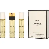 Chanel Nº 5 eau de toilette purse spray refills 3 x 20 ml