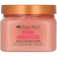 TREE HUT Pink Hibiscus Shea Sugar Body Scrub 510 gram