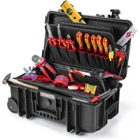 Knipex 00 21 33 E, Rød, Gul, 550 mm, 223 mm, 344 mm, 10,1 kg, 22 værktøjer