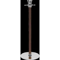 Hilke Collection Alto Basso lysestage 30 cm Forkromet messing