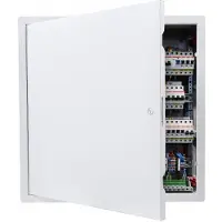 Vevor adgangspanel til gipsvægge, 49x49 cm adgangsdør i galvaniseret stål, letmonteret hængslet servicepanel med skruetrækkerlås, til lofts VVS og el, 47x47 cm udskæringsstørrelse hvid
