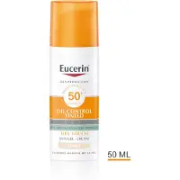 Eucerin Sun Oil Control Dry Touch Tinted Gel - Cream SPF 50+ Light