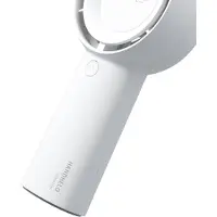 JISULIFE Baseus Mini Jisulife Handheld Fan Life5 Plus 4000 mAh USB-håndventilator hvid