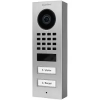 DoorBird D1102V IP video dørstation i V2A børstet stål 2 ringeknapper