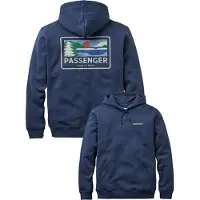 Passenger - Sweatshirts - Roamer Hoodie Rich Navy til UnisexBomuld - Størrelse L - Flåde