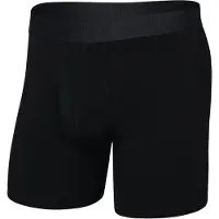 Saxx - Vandretøj - Droptemp Cooling Cotton BB Fly Black til UnisexBomuld - Størrelse XL - Sort