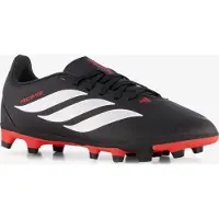 Adidas Predator Club FxG Immortal DNA - Sort/Hvid/Rød Børn, størrelse 34