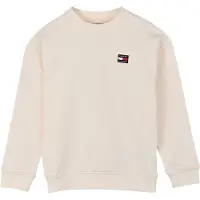 Tommy Hilfiger Sweatshirt - Ancient White - - 8 år (128) - Sweatshirt