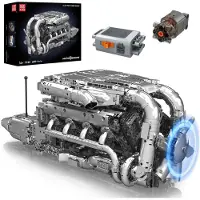Mould King 10168 V8 Motor – Motorserie