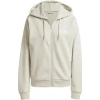 Adidas Sportssweatjakke 'Essentials' creme / hvid