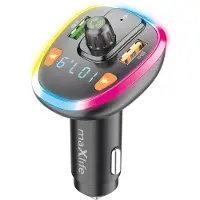 MaXlife MXFT-04 Bluetooth FM-sender / billader - sort