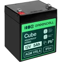 Green Cell GC-AGM12V5AH-J Bleiakku Blei-Vlies (AGM) 5 Ah 12 V 1 St. (GC-AGM12V5AH-J)