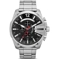 Diesel Herreur DZ4308 Mega Chief Sort/Stål Ø51 mm